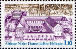 France Poste N** Yv:1999 Mi:2079 Abbaye Notre-Dame Du Bec-Hellouin - Ungebraucht