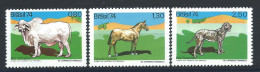 Brésil N°1123/25** (MNH) 1974 - Élevage Brésilien - Nuovi