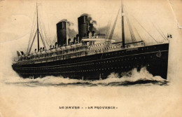 Paquebot "La Provence" - Le Havre - Dampfer