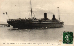 Paquebot La Lorraine - LE Havre - Dampfer