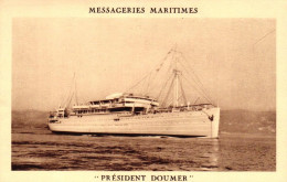 Messageries Maritimes "Président Doumer" - Dampfer