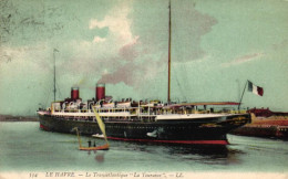 Paquebot - LE Transatlantique " La Touraine" - Le Havre - Passagiersschepen