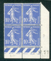 Lot 3952 France Coin Daté N°279 Semeuse (**) - 1930-1939
