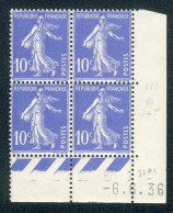 Lot 3910 France Coin Daté N°279 Semeuse (**) - 1930-1939