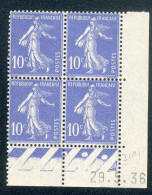 Lot 3903 France Coin Daté N°279 Semeuse (**) - 1930-1939