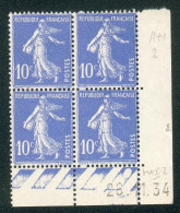 Lot 3874 France Coin Daté N°279 Semeuse (**) - 1930-1939