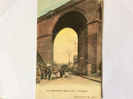 MALAUNAY (Seine-Inf.) : Le Viaduc - Antoine Lazarus, édit. - 1906 - Animée - Otros & Sin Clasificación