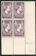 Lot 465 France Coin Daté N° 338 Du 6/4/1937 (**) - 1930-1939