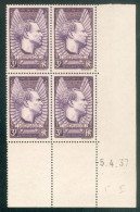 Lot 464 France Coin Daté N° 338 Du 5/4/1937 (**) - 1930-1939
