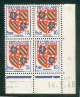 Lot 9710 France Coin Daté N°834 Blason (**) - 1940-1949
