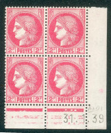 Lot 9331 France Coin Daté N°373 Cérès (**) - 1930-1939
