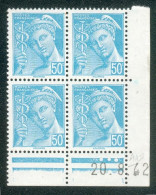 Lot 6280 France Coin Daté Mercure N°549 (**) - 1940-1949
