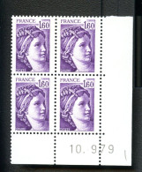 Lot C845 France Coin Daté Sabine N°2060 (**) - 1980-1989