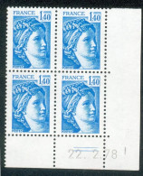 Lot C746 France Coin Daté Sabine N°1975 (**) - 1980-1989