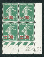 Lot C455 France Coin Daté Semeuses N°476(**) - 1940-1949