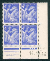 Lot C398 France Coin Daté Iris N°656(**) - 1940-1949