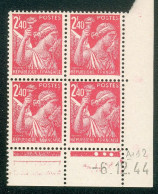 Lot C391 France Coin Daté Iris N°654(**) - 1940-1949