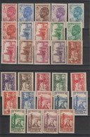 Cote D'Ivoire 1936-38 Série Courante 109-32, 29 Val ** MNH - Neufs