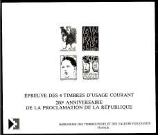 France Div N** (27) Bicentenaire De La République - Mint/Hinged