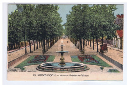 ALLIER - MONTLUCON - Avenue Président-Wilson - Lib. F. Pointud - N° 25 - Montlucon