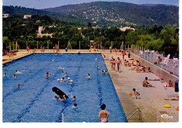 Saint Pons Les Murs Grimaud Caravaning De L' A.C.F Domaine De La Bagarède La Piscine, Timbrée En 1990 - Otros & Sin Clasificación