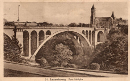 C P A  - LUXEMBOURG   -  Pont Adolphe - Luxemburgo - Ciudad