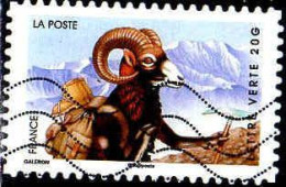 France Poste AA Obl Yv: 985 Mi:5835 Galeron Mouflon Randonneur (Lign.Ondulées) - Gebraucht