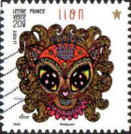 France Poste AA Obl Yv: 945 Mi:5769 Lion (Lign.Ondulées) - Oblitérés