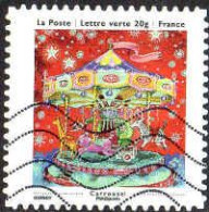 France Poste AA Obl Yv: 904 Mi:5710 Carrousel (Lign.Ondulées) - Used Stamps
