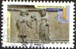 France Poste AA Obl Yv: 888 Mi:5672 Art Gothique Scène Galante (cachet Rond) - Used Stamps