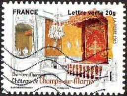 France Poste AA Obl Yv: 872 Mi:5656 Chambre D'honneur Château De Champs-sur-Marne (Lign.Ondulées) - Gebraucht