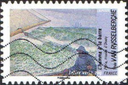France Poste AA Obl Yv: 832 Mi:5569 Théo Van Rysslberghe (Lign.Ondulées) - Used Stamps