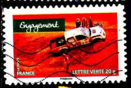 France Poste AA Obl Yv: 808 Mi:5531 Engagement (Lign.Ondulées) - Used Stamps