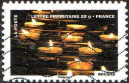France Poste AA Obl Yv: 759 Mi:5441 Bougies (Lign.Ondulées) - Used Stamps