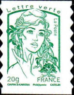 France Poste AA N** Yv: 858 Mi:5635yBc Marianne & La Jeunesse Lettre Verte - Unused Stamps