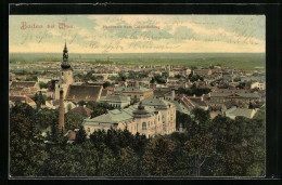 AK Baden Bei Wien, Panoramaansicht Vom Calvarienberg  - Sonstige & Ohne Zuordnung