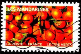 France Poste AA Obl Yv:2299 Mi:8510 Les Mandarines (Lign.Ondulées) - Gebraucht