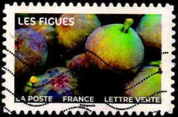 France Poste AA Obl Yv:2292 Mi:8503 Les Figues (Lign.Ondulées) - Oblitérés