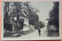 CARTE L' HAUTIL - TRIEL - 78 - ENTREE DU VILLAGE - 2 SCANS -18 - Triel Sur Seine