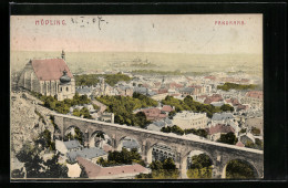 AK Mödling, Panoramaansicht Mit Hochbrücke  - Autres & Non Classés