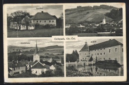 AK Gallspach /Ob.-Öst., Pfarrhof Und -kirche, Schloss, Ortsansicht  - Other & Unclassified