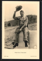 AK Schauspieler Maurice Chevalier In Cowboykleidung  - Acteurs