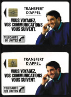 Télécartes France - Publiques N° Phonecote F18 + F19 Transfert D'appel - 1988