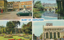 Bury St Edmunds - Multiview, Suffolk- Unused Postcard - National Series - SUF3 - Andere & Zonder Classificatie