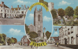 Greetings From Bungay - Multiview, Suffolk- Unused Postcard - National Series - SUF3 - Sonstige & Ohne Zuordnung