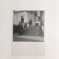 Foto Cartolina Fascista In B/n – Natale Di Roma – Ospedale Militare Gallarate – Anno 1941 - Otros & Sin Clasificación