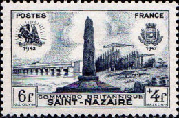 France Poste N** Yv: 786 Mi:785 Commando Britannique St-Nazaire (Thème) - Guerre Mondiale (Seconde)