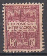 Barcelona Correo 1929 Edifil 2 Usado - Exposición Y Escudo - Barcellona