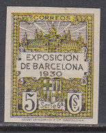 Barcelona Correo 1929 Edifil 6s ** Mnh Sin Dentar. Exposición Y Escudo - Barcelona