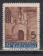Barcelona Correo 1936 Edifil 13 Usado - Puerta Gótica - Barcelone